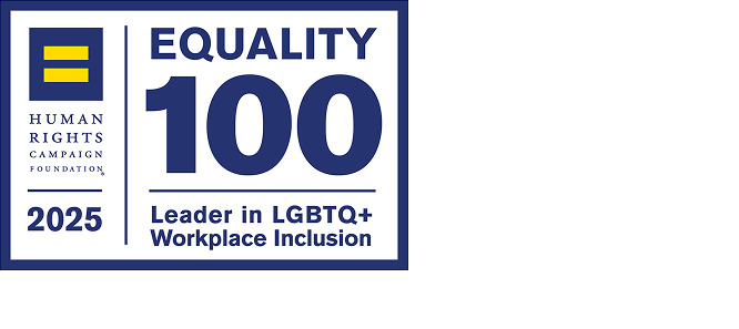 "Best Places to Work for LGBTQ+ Equality" certificate
