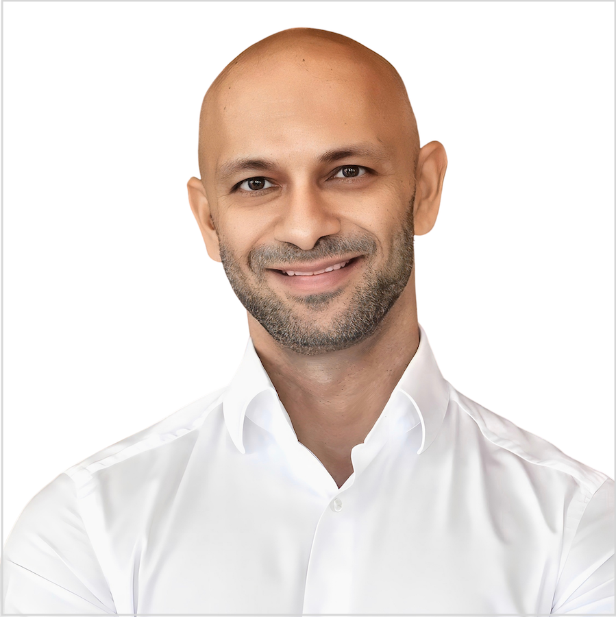 Alim headshot white background - 2