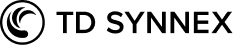 TD SYNNEX - header logo - black and withe version