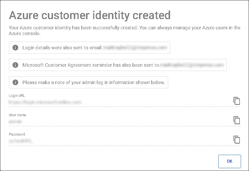 Tenant information
