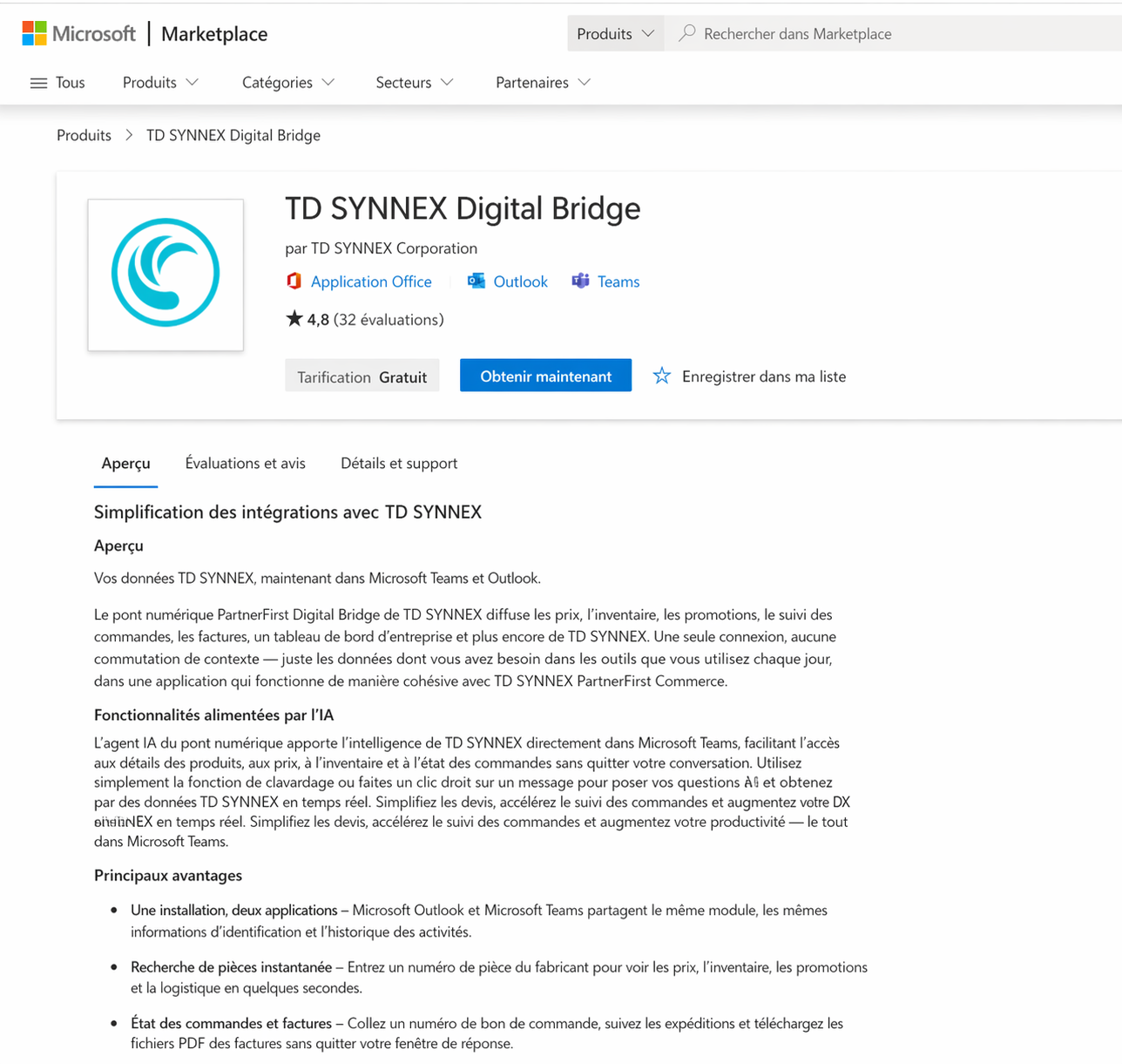 1. Installation App page - French