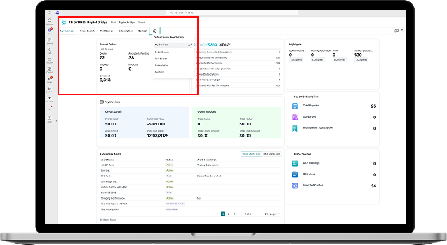 10. Home Page Customization