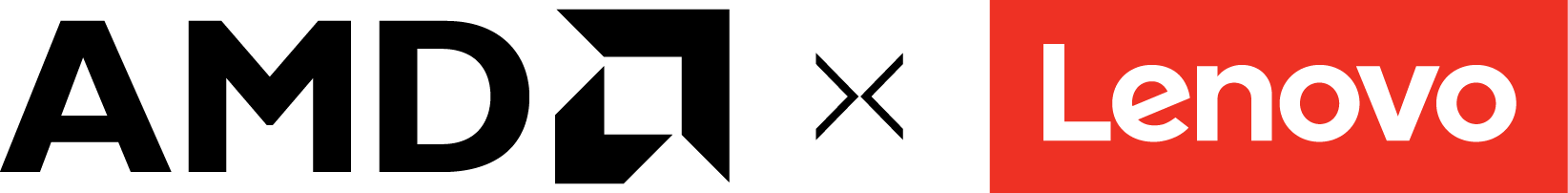 Logo for AMD Lenovo